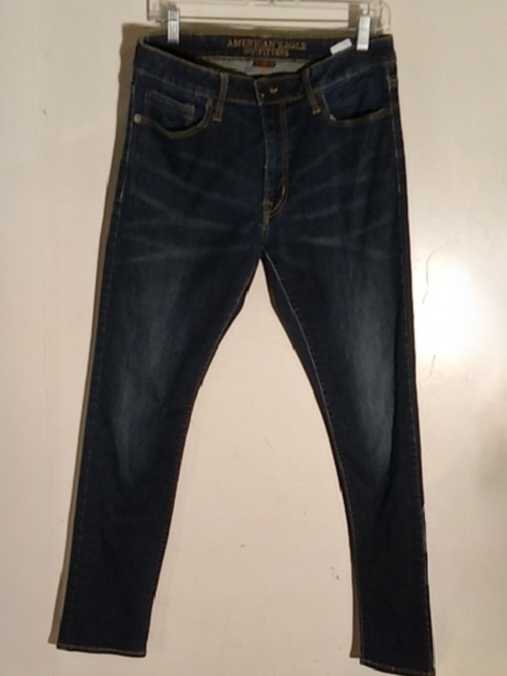 American Eagle Outfitters High-Rise Dark Blue Jeans